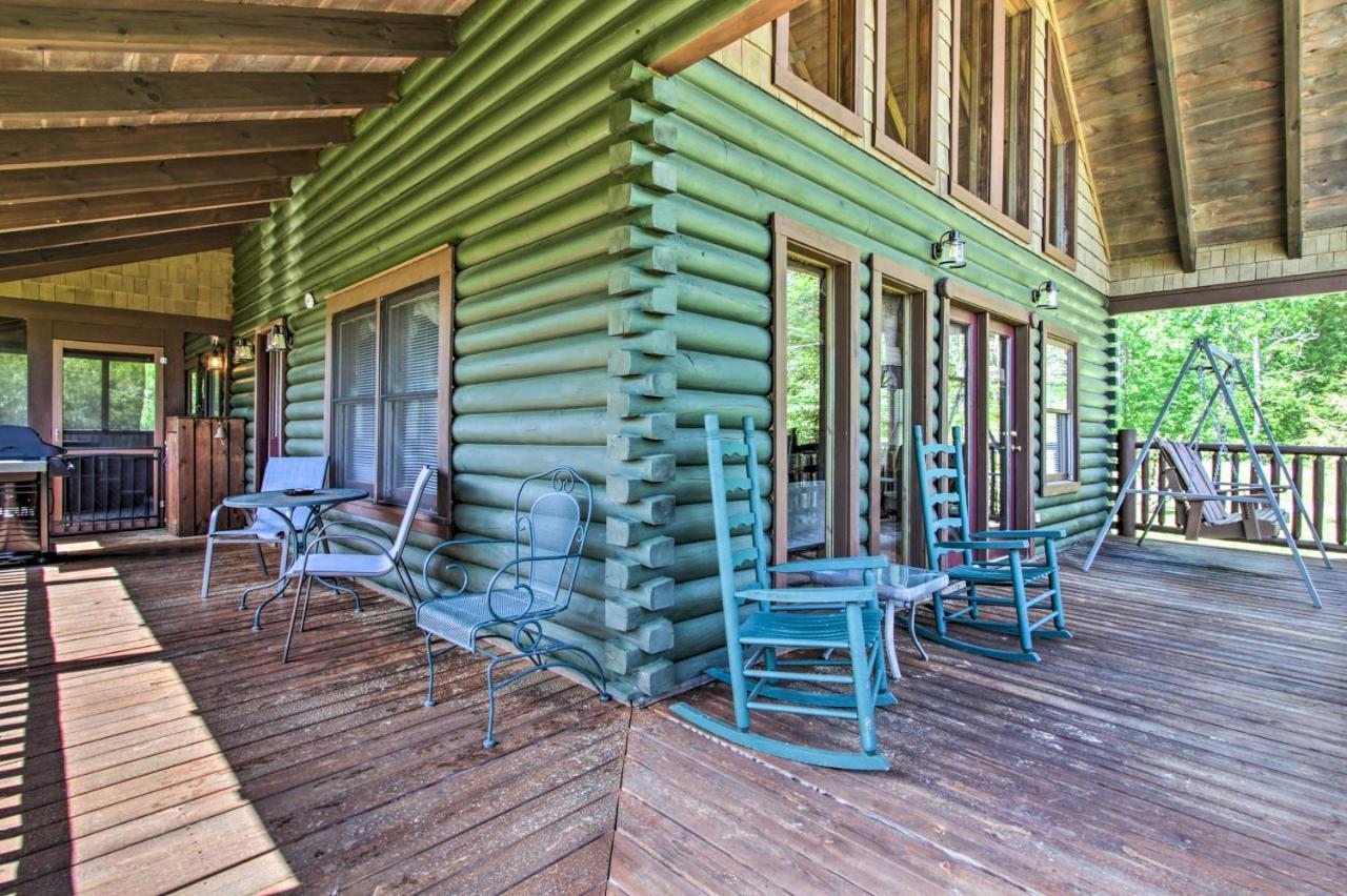 Idyllic Sevierville Cabin Deck And Smoky Mtn View! エクステリア 写真